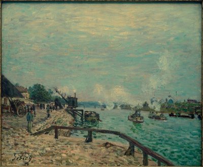 Die Seine in Grenelle von Alfred Sisley